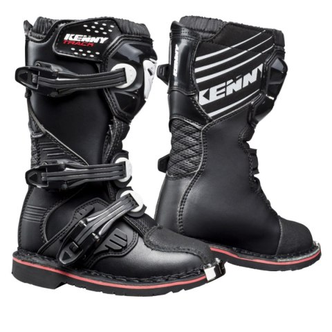 KENNY RACING BUTY CROSS/ENDURO MODEL TRACK KID/JUNIOR BLACK KOLOR CZARNY/BIAŁY ROZMIAR 32 KENNY RACING BUTY CROSS/ENDURO MODEL TRACK KID/JUNIOR BLACK KOLOR CZARNY/BIAŁY ROZMIAR 32