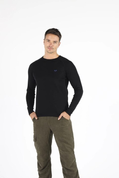 WOOLONA REMUS KOSZULKA TERMOAKTYWNA MĘSKA Z DŁUGIM RĘKAWEM (100% WEŁNY MERINO) KOLOR CZARNY ROZMIAR XL WOOLONA REMUS KOSZULKA TERMOAKTYWNA MĘSKA Z DŁUGIM RĘKAWEM (100% WEŁNY MERINO) KOLOR CZARNY ROZMIAR XL