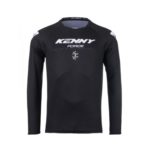 KENNY RACING KOSZULKA CROSS/ENDURO MODEL FORCE SOLID BLACK KOLOR CZARNY/BIAŁY ROZMIAR L KENNY RACING KOSZULKA CROSS/ENDURO MODEL FORCE SOLID BLACK KOLOR CZARNY/BIAŁY ROZMIAR L