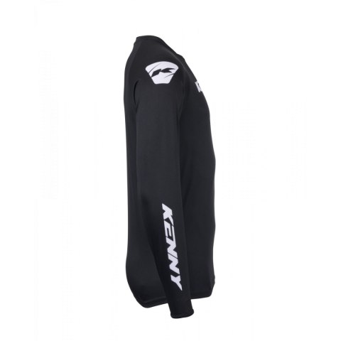 KENNY RACING KOSZULKA CROSS/ENDURO MODEL FORCE SOLID BLACK KOLOR CZARNY/BIAŁY ROZMIAR L KENNY RACING KOSZULKA CROSS/ENDURO MODEL FORCE SOLID BLACK KOLOR CZARNY/BIAŁY ROZMIAR L