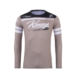 KENNY RACING KOSZULKA CROSS/ENDURO MODEL TRACK DIRT DZR KOLOR BRĄZOWY/BIAŁY/CZARNY ROZMIAR L