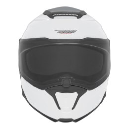 NOX KASK SZCZĘKOWY (FLIP-UP) Z BLENDĄ N967 SOLID KOLOR BIAŁY POŁYSK ROZMIAR L