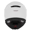 NOX KASK SZCZĘKOWY (FLIP-UP) Z BLENDĄ N967 SOLID KOLOR BIAŁY POŁYSK ROZMIAR L