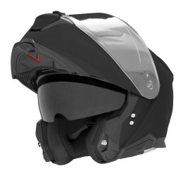 NOX KASK SZCZĘKOWY (FLIP-UP) Z BLENDĄ N967 SOLID KOLOR CZARNY MAT ROZMIAR M