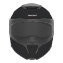 NOX KASK SZCZĘKOWY (FLIP-UP) Z BLENDĄ N967 SOLID KOLOR CZARNY POŁYSK ROZMIAR M