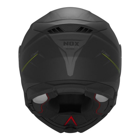 NOX KASK SZCZĘKOWY (FLIP-UP) Z BLENDĄ N967 SYNCHRO KOLOR CZARNY/ŻÓŁTY FLUO/SZARY MAT ROZMIAR L NOX KASK SZCZĘKOWY (FLIP-UP) Z BLENDĄ N967 SYNCHRO KOLOR CZARNY/ŻÓŁTY FLUO/SZARY MAT ROZMIAR L