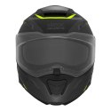 NOX KASK SZCZĘKOWY (FLIP-UP) Z BLENDĄ N967 SYNCHRO KOLOR CZARNY/ŻÓŁTY FLUO/SZARY MAT ROZMIAR XL