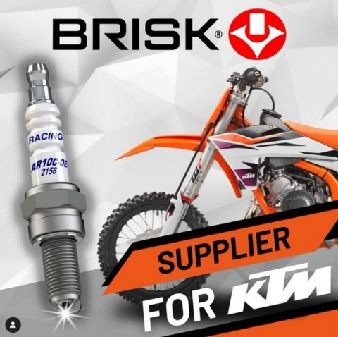 BRISK RACING ŚWIECA ZAPŁONOWA AR10C-OE KTM 50 SX '24 -, KTM 50 SX FACTORY EDITION '24, HUSQVARNA TC 50 '24-, GASGAS MC 50 '24-, BRISK RACING ŚWIECA ZAPŁONOWA AR10C-OE KTM 50 SX '24 -, KTM 50 SX FACTORY EDITION '24, HUSQVARNA TC 50 '24-, GASGAS MC 50 '24-,