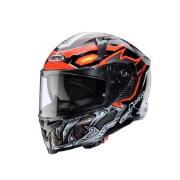CABERG KASK INTEGRALNY AVALON X GURKHA KOLOR CZARNY/SZARY/POMARAŃCZOWY FLUO ROZMIAR XL