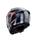 CABERG KASK INTEGRALNY AVALON X GURKHA KOLOR CZARNY/SZARY/POMARAŃCZOWY FLUO ROZMIAR S