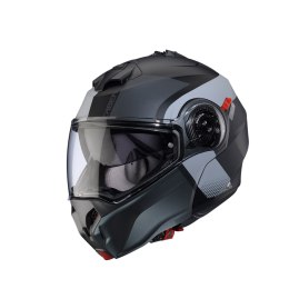 CABERG KASK SZCZĘKOWY FLIP-UP MODEL DUKE EVO INDY KOLOR SZARY/CZARNY MAT ROZMIAR XL (PINLOCK W ZESTAWIE)