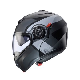 CABERG KASK SZCZĘKOWY FLIP-UP MODEL DUKE EVO INDY KOLOR SZARY/CZARNY MAT ROZMIAR XL (PINLOCK W ZESTAWIE)