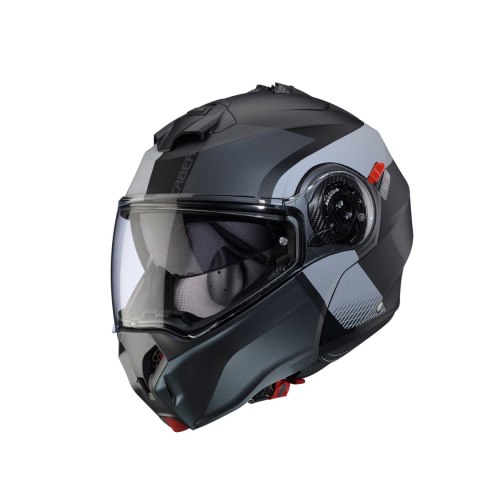 CABERG KASK SZCZĘKOWY FLIP-UP MODEL DUKE EVO INDY KOLOR SZARY/CZARNY MAT ROZMIAR M (PINLOCK W ZESTAWIE) CABERG KASK SZCZĘKOWY FLIP-UP MODEL DUKE EVO INDY KOLOR SZARY/CZARNY MAT ROZMIAR M (PINLOCK W ZESTAWIE)