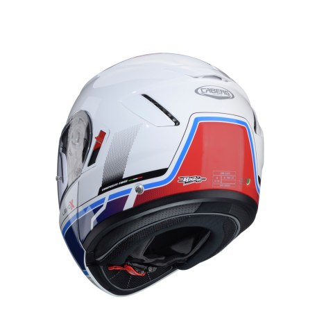 CABERG KASK SZCZĘKOWY FLIP-UP MODEL LEVO X ELITE KOLOR BIAŁY/NIEBIESKI/BŁĘKITNY POŁYSK ROZMIAR L (PINLOCK W ZESTAWIE) CABERG KASK SZCZĘKOWY FLIP-UP MODEL LEVO X ELITE KOLOR BIAŁY/NIEBIESKI/BŁĘKITNY POŁYSK ROZMIAR L (PINLOCK W ZESTAWIE)