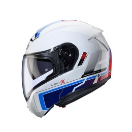 CABERG KASK SZCZĘKOWY FLIP-UP MODEL LEVO X ELITE KOLOR BIAŁY/NIEBIESKI/BŁĘKITNY POŁYSK ROZMIAR M (PINLOCK W ZESTAWIE)