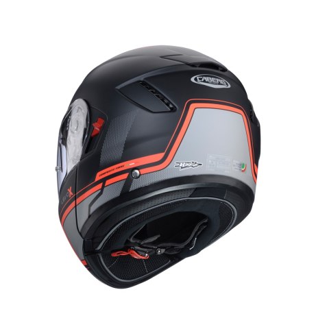 CABERG KASK SZCZĘKOWY FLIP-UP MODEL LEVO X ELITE KOLOR CZARNY MAT/SZARY/CZERWONY FLUO ROZMIAR M (PINLOCK W ZESTAWIE) CABERG KASK SZCZĘKOWY FLIP-UP MODEL LEVO X ELITE KOLOR CZARNY MAT/SZARY/CZERWONY FLUO ROZMIAR M (PINLOCK W ZESTAWIE)