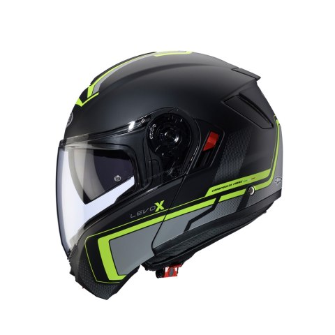 CABERG KASK SZCZĘKOWY FLIP-UP MODEL LEVO X ELITE KOLOR CZARNY MAT/SZARY/ZÓŁTY FLUO ROZMIAR XL (PINLOCK W ZESTAWIE) CABERG KASK SZCZĘKOWY FLIP-UP MODEL LEVO X ELITE KOLOR CZARNY MAT/SZARY/ZÓŁTY FLUO ROZMIAR XL (PINLOCK W ZESTAWIE)