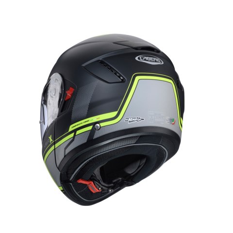CABERG KASK SZCZĘKOWY FLIP-UP MODEL LEVO X ELITE KOLOR CZARNY MAT/SZARY/ZÓŁTY FLUO ROZMIAR XL (PINLOCK W ZESTAWIE) CABERG KASK SZCZĘKOWY FLIP-UP MODEL LEVO X ELITE KOLOR CZARNY MAT/SZARY/ZÓŁTY FLUO ROZMIAR XL (PINLOCK W ZESTAWIE)