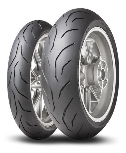 DUNLOP KOMPLET OPON (637884/25) 120/70ZR17 (58W) TL SPORTSMART MK4 PRZÓD DOT 2025 + (637887/24) 190/50ZR17 (73W) TL SPORTSMART M