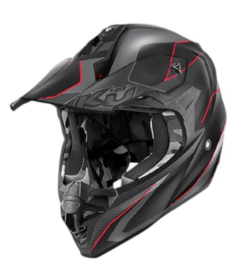 KAPPA 2024/12 KASK KV49 EVO CHASER CROSS KOLOR CZARNY SZARY CZERWONY MATT ROZMIAR 61 / XL ( HOMOLOGACJA ECE 22R06 ) KAPPA 2024/12 KASK KV49 EVO CHASER CROSS KOLOR CZARNY SZARY CZERWONY MATT ROZMIAR 61 / XL ( HOMOLOGACJA ECE 22R06 )