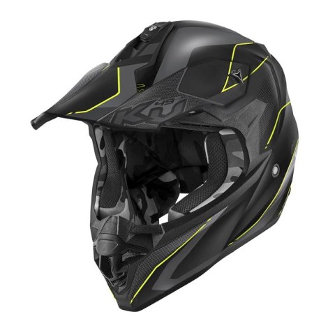 KAPPA 2024/12 KASK KV49 EVO CHASER CROSS KOLOR CZARNY SZARY ŻÓŁTY FLUO MATT ROZMIAR 63 / XXL ( HOMOLOGACJA ECE 22R06 ) KAPPA 2024/12 KASK KV49 EVO CHASER CROSS KOLOR CZARNY SZARY ŻÓŁTY FLUO MATT ROZMIAR 63 / XXL ( HOMOLOGACJA ECE 22R06 )
