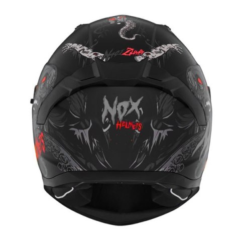 NOX KASK INTEGRALNY (FULL FACE) Z BLENDĄ N401 ZUMBI KOLOR CZARNY/CZERWONY MAT ROZMIAR L NOX KASK INTEGRALNY (FULL FACE) Z BLENDĄ N401 ZUMBI KOLOR CZARNY/CZERWONY MAT ROZMIAR L