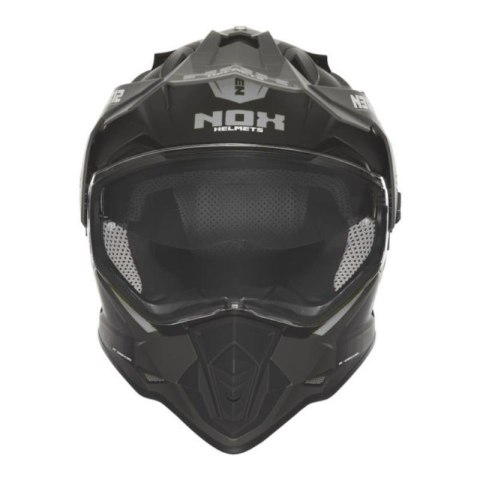 NOX KASK OFFROAD / TRAIL DUOSPORT (DUAL) N312 VAPOR Z SZYBKĄ I BLENDĄ KOLOR CZARNY/TYTANOWY MAT ROZMIAR XL NOX KASK OFFROAD / TRAIL DUOSPORT (DUAL) N312 VAPOR Z SZYBKĄ I BLENDĄ KOLOR CZARNY/TYTANOWY MAT ROZMIAR XL