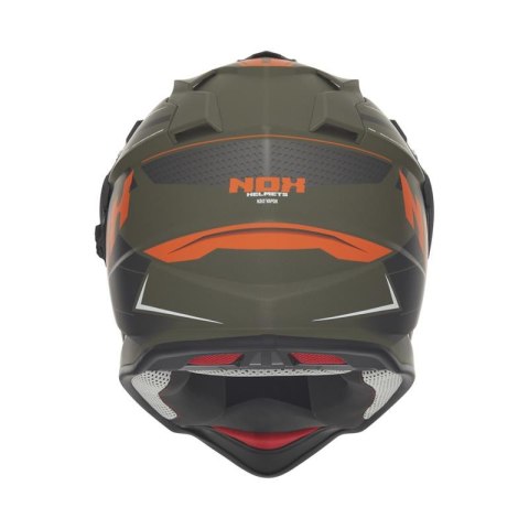 NOX KASK OFFROAD / TRAIL DUOSPORT (DUAL) N312 VAPOR Z SZYBKĄ I BLENDĄ KOLOR POMARAŃCZOWY/KHAKI/SZARY MAT ROZMIAR L NOX KASK OFFROAD / TRAIL DUOSPORT (DUAL) N312 VAPOR Z SZYBKĄ I BLENDĄ KOLOR POMARAŃCZOWY/KHAKI/SZARY MAT ROZMIAR L