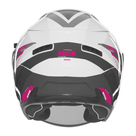 NOX KASK OTWARTY JET Z BLENDĄ N130 MYST KOLOR BIAŁY/CZARNY/RÓŻOWY ROZMIAR M NOX KASK OTWARTY JET Z BLENDĄ N130 MYST KOLOR BIAŁY/CZARNY/RÓŻOWY ROZMIAR M