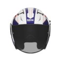 NOX PROMOCJA KASK OTWARTY JET Z BLENDĄ N130 MYST KOLOR BIAŁY/NIEBIESKI/CZERWONY ROZMIAR XXL