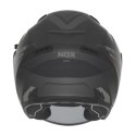NOX KASK OTWARTY JET Z BLENDĄ N130 MYST KOLOR CZARNY/SREBRNY MAT ROZMIAR L