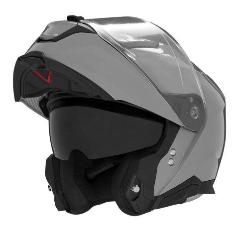 NOX KASK SZCZĘKOWY (FLIP-UP) Z BLENDĄ N967 SOLID KOLOR SZARY POŁYSK ROZMIAR M NOX KASK SZCZĘKOWY (FLIP-UP) Z BLENDĄ N967 SOLID KOLOR SZARY POŁYSK ROZMIAR M