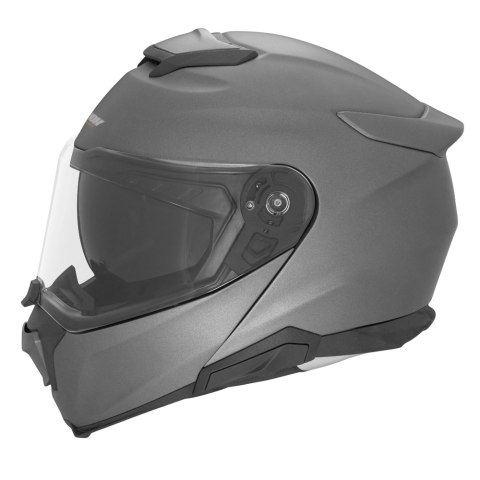 NOX KASK SZCZĘKOWY (FLIP-UP) Z BLENDĄ N967 SOLID KOLOR TYTANOWY MAT ROZMIAR XXL NOX KASK SZCZĘKOWY (FLIP-UP) Z BLENDĄ N967 SOLID KOLOR TYTANOWY MAT ROZMIAR XXL