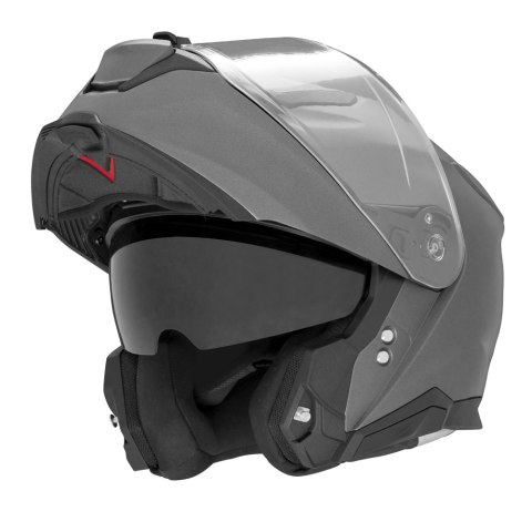 NOX KASK SZCZĘKOWY (FLIP-UP) Z BLENDĄ N967 SOLID KOLOR TYTANOWY MAT ROZMIAR L (PINLOCK DO TEGO MODELU - FILMPINLOCK30DKS166)