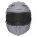 NOX KASK SZCZĘKOWY (FLIP-UP) Z BLENDĄ N968 SOLID KOLOR SZARY POŁYSK ROZMIAR M