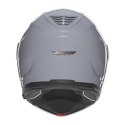 NOX KASK SZCZĘKOWY (FLIP-UP) Z BLENDĄ N968 SOLID KOLOR SZARY POŁYSK ROZMIAR M