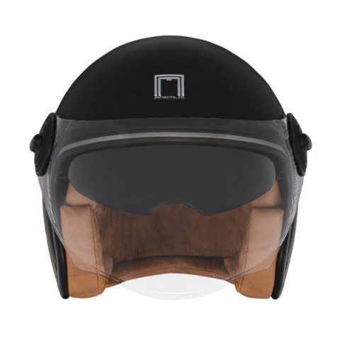 NOX PREMIUM KASK OTWARTY JET HERITAGE LINE KOLOR CZARNY/TYTANOWY MAT ROZMIAR XL NOX PREMIUM KASK OTWARTY JET HERITAGE LINE KOLOR CZARNY/TYTANOWY MAT ROZMIAR XL