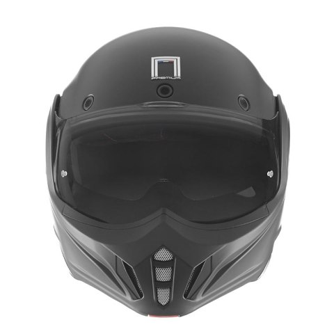 NOX PREMIUM KASK SZCZĘKOWY (SZCZĘKA DO TYŁU) Z BLENDĄ STRATOS KOLOR CZARNY MAT ROZMIAR S NOX PREMIUM KASK SZCZĘKOWY (SZCZĘKA DO TYŁU) Z BLENDĄ STRATOS KOLOR CZARNY MAT ROZMIAR S